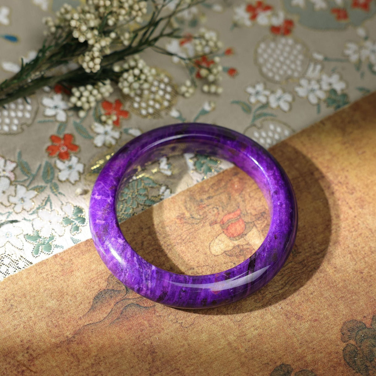Women's Purple Royal Jade Simple Fashion Elegant Bracelet
