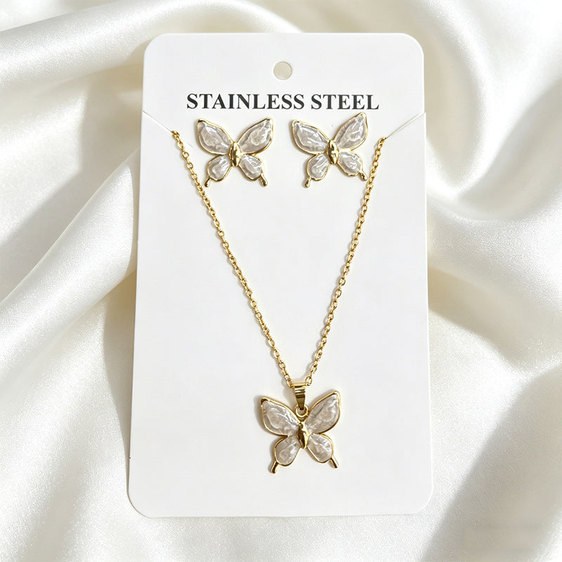Stainless Steel Enamel Titanium Fashion Personality Necklaces
