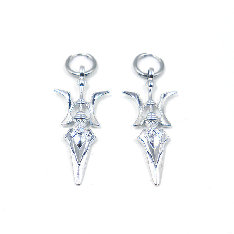 Anime Flayer Word Chain Keel Alloy Necklaces