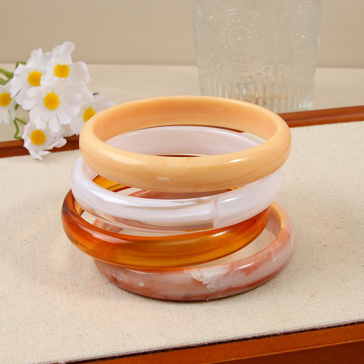 Fashion Acrylic Female Personality Minimalist Elegant Niche Bracelets