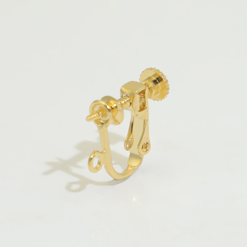 Screw Without Piercing Adjustable Spiral Hair Pin Ear Clip