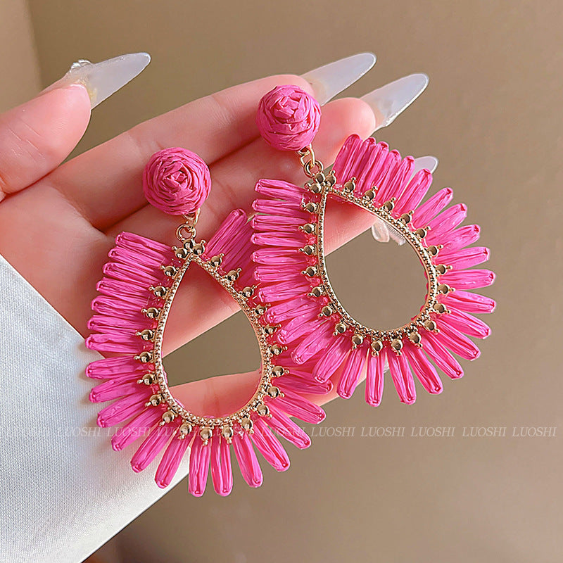 Beach Travel Vacation Style Bohemian Ear Ethnic Tassel Light Luxury Earrings