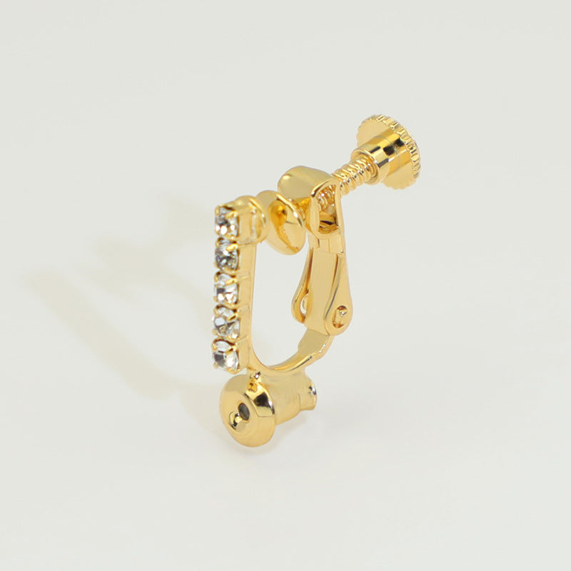 Screw Without Piercing Adjustable Spiral Hair Pin Ear Clip