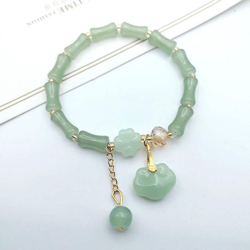 Style Chinese Imitation Aventurine Festival High Blessing Pendants