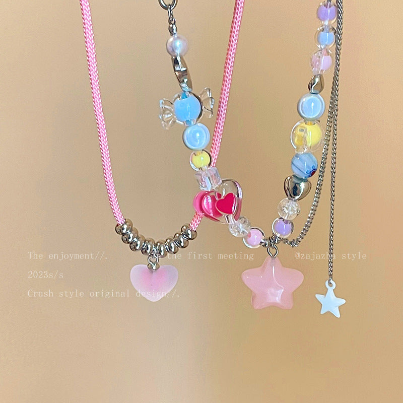 Tassel Female Temperament Sweet Cool Hot Necklaces