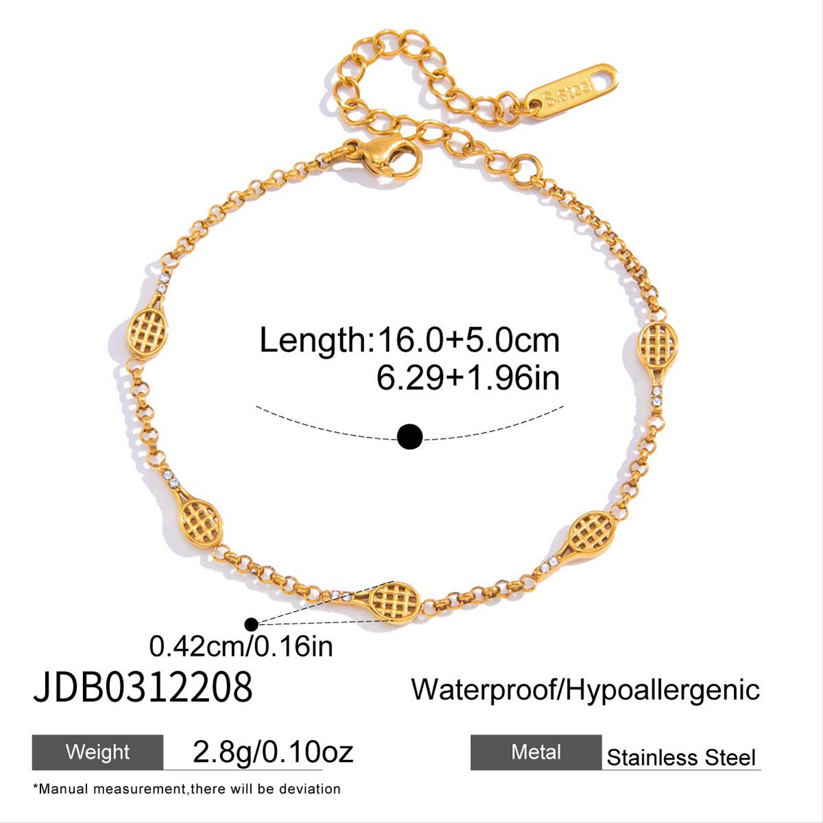 Women's Ding Titanium Steel Stainless Light Luxury High Jewelry Set