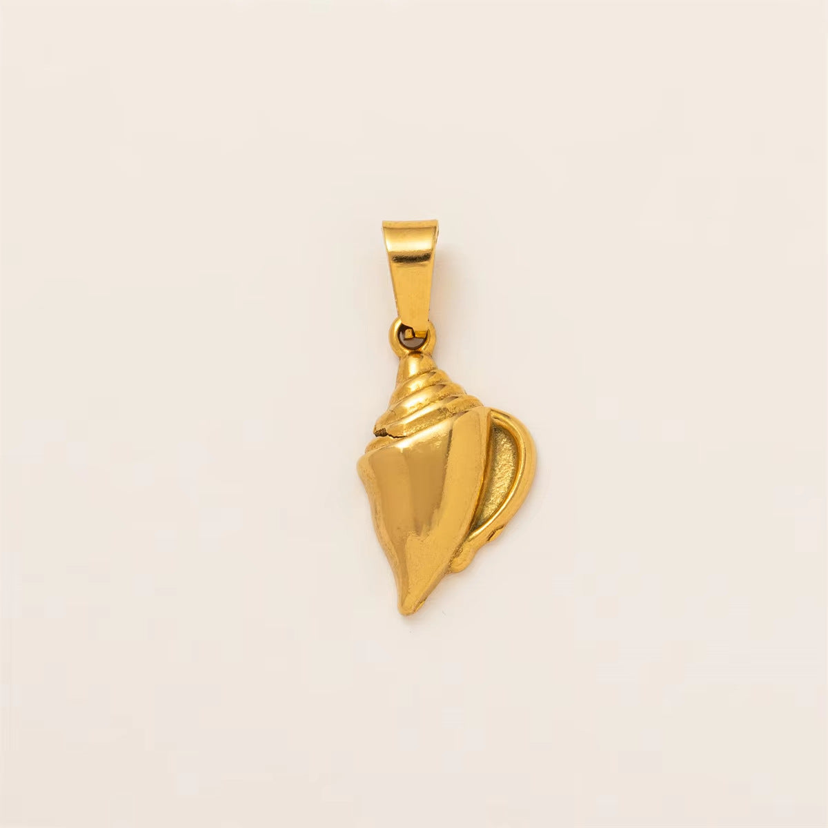 Stainless Steel Ocean Series Parts Furnace Vacuum Plating Gold Pendants