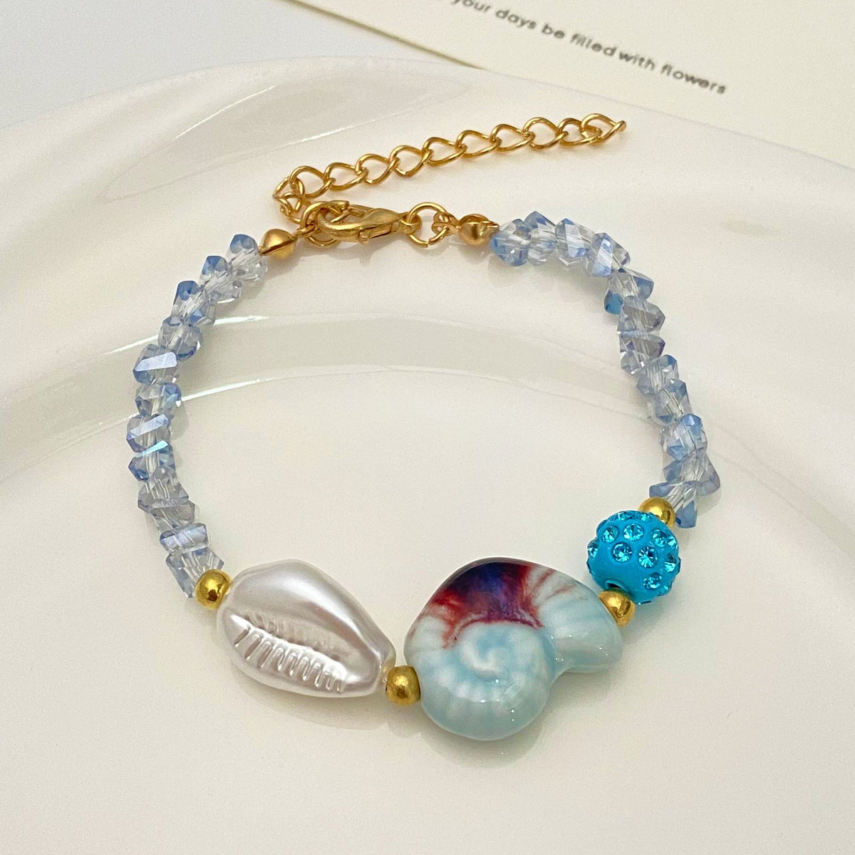 Summer Ocean Style Cartoon Shell Female Bohemian Woven Turtle Jewelry Set