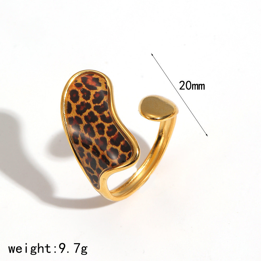 Elegant Resin Graceful Personality Style Amber Jewelry Set