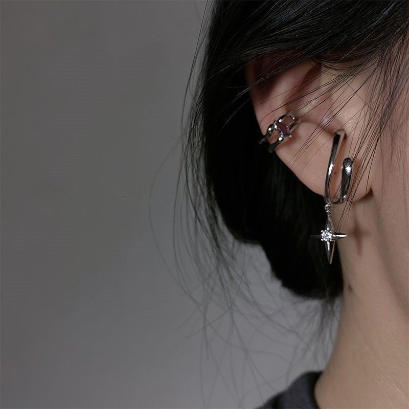 Stars Butterfly Female Niche Design Versatile Personality Without Pierced Ears Ear Clip
