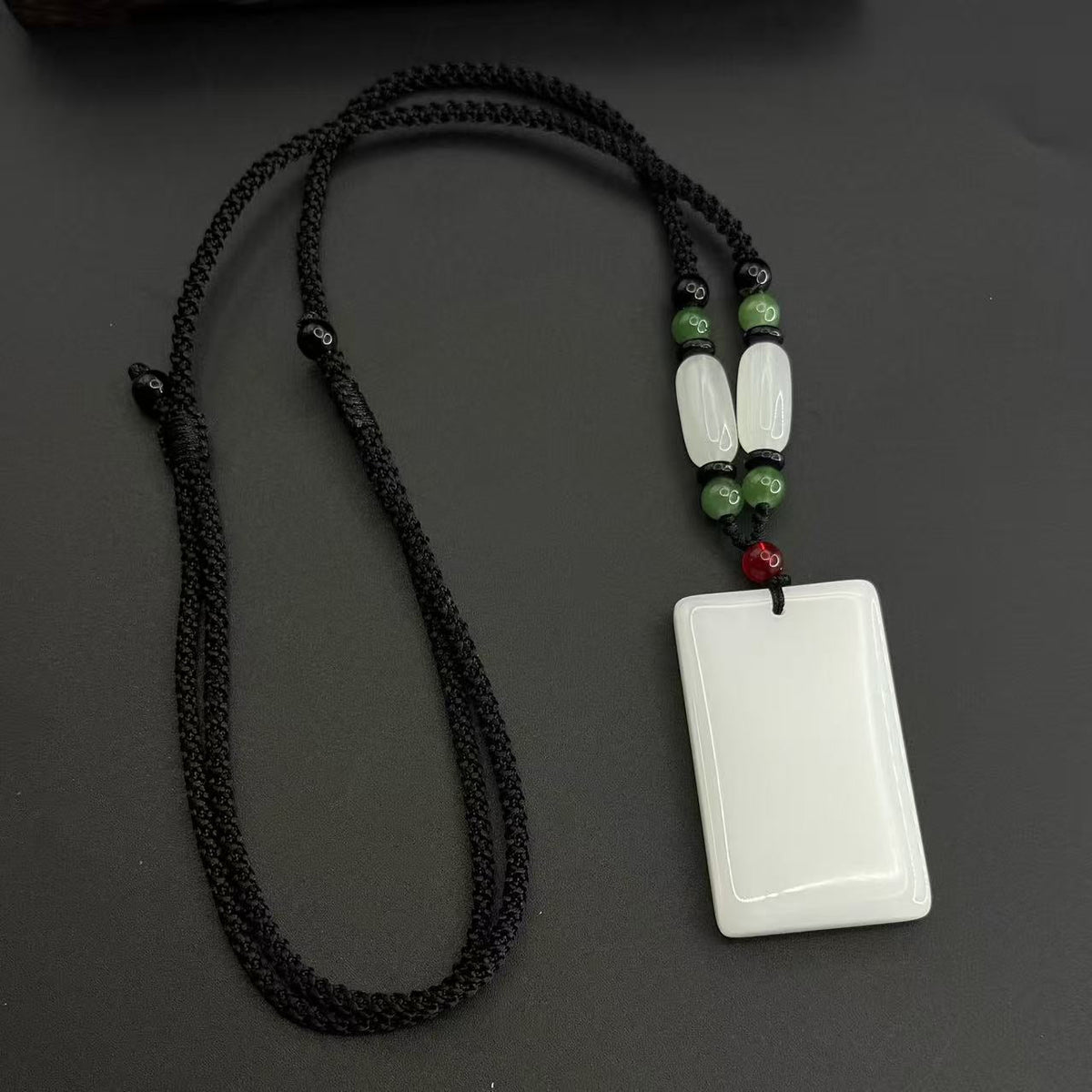 Jade Ethnic Style Clear Water Fine Material Auspicious Cloud Lucky Pendants