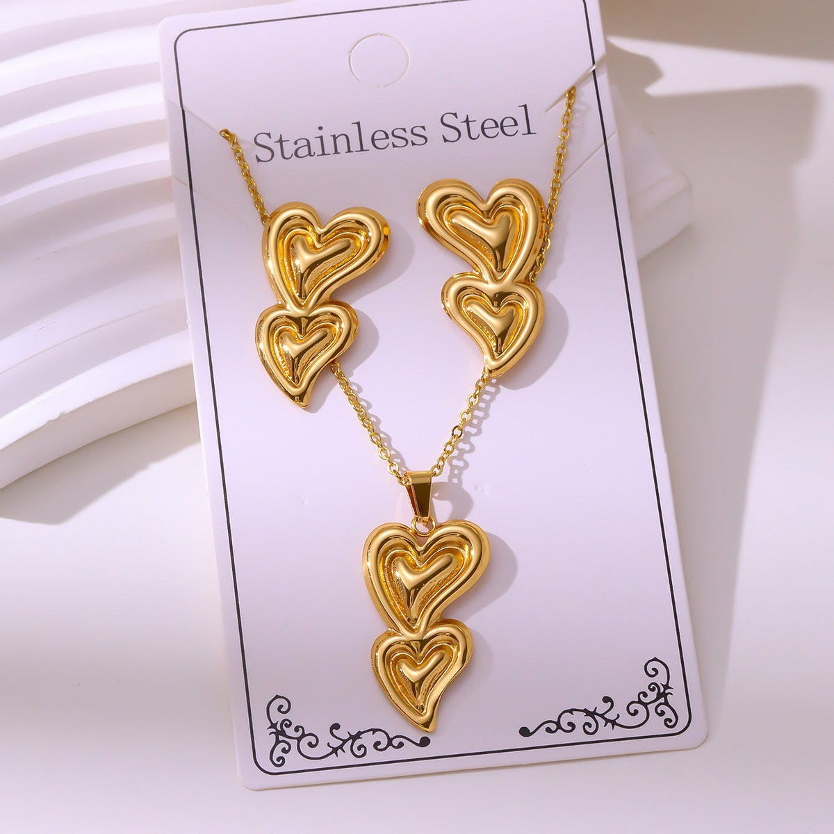 Hydraulic Suit Butterfly Love Irregular Personality Jewelry Set