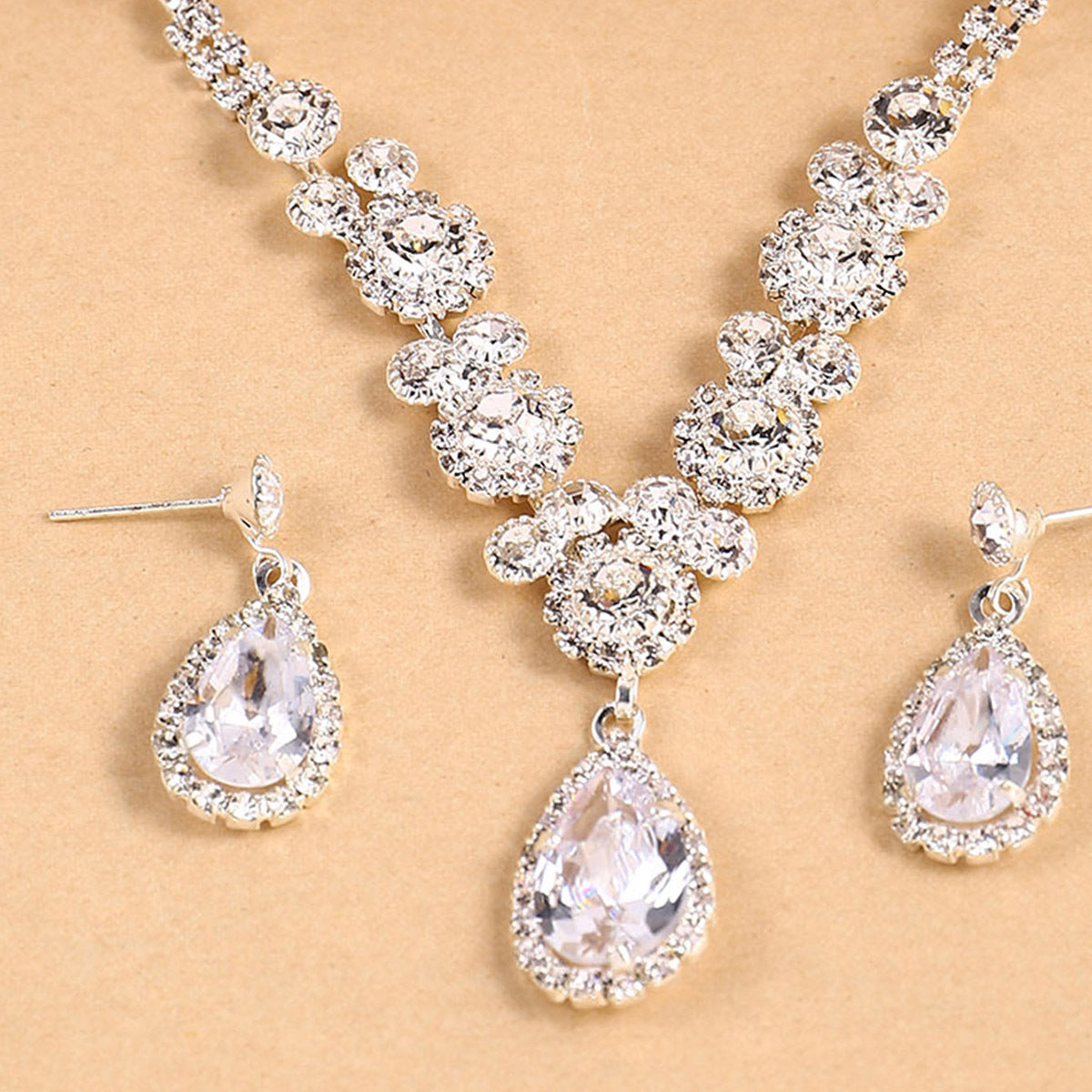 Exaggerated Personalized Elegant Two-piece Fashion Wedding Necklaces