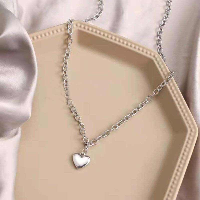 Women's Simple Heart Punk Hip Hop Peach Design Bracelets