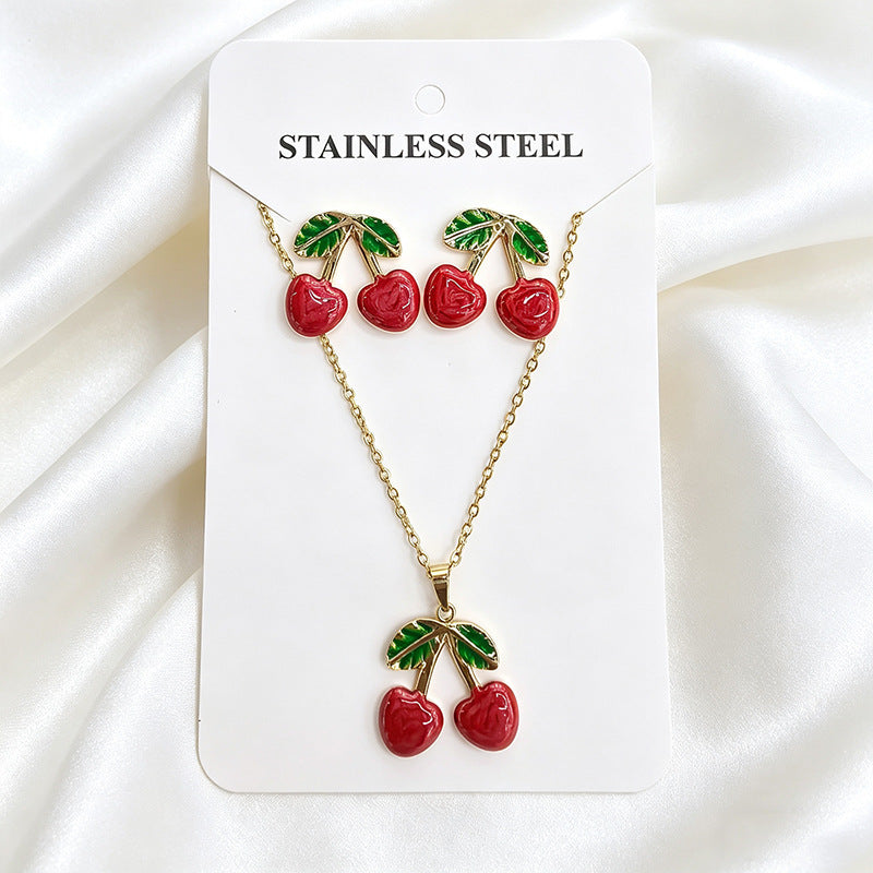 Stainless Steel Enamel Titanium Fashion Personality Necklaces