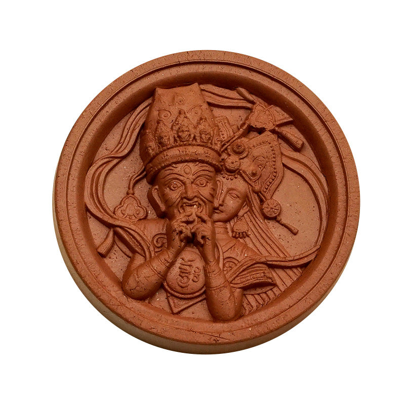 Mud Wiping Picture Multiple Options Huang Pendant