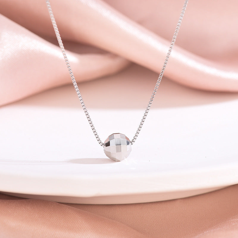 Women's Sier Small Golden Balls Cold Style Pendants