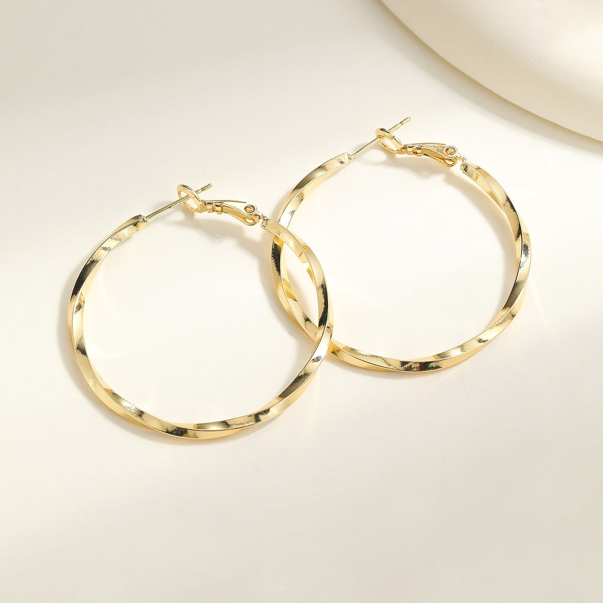 Women's Of Sier Big Hoop Light Luxury High-grade Ear Earrings