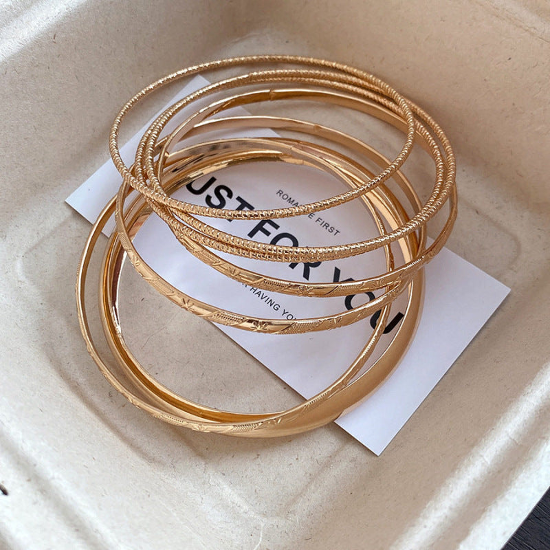 Flowers Open-ended Design Personalized Light Luxury Bracelet