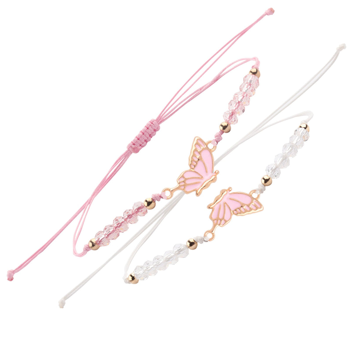 Couple Friendship Gift Flat Knot Woven Adjustable Color Wax Bracelet
