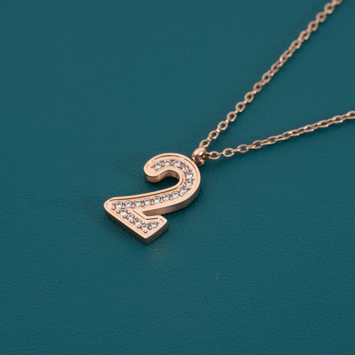 Stainless Steel Titanium Inlaid Zircon Fashion Necklaces