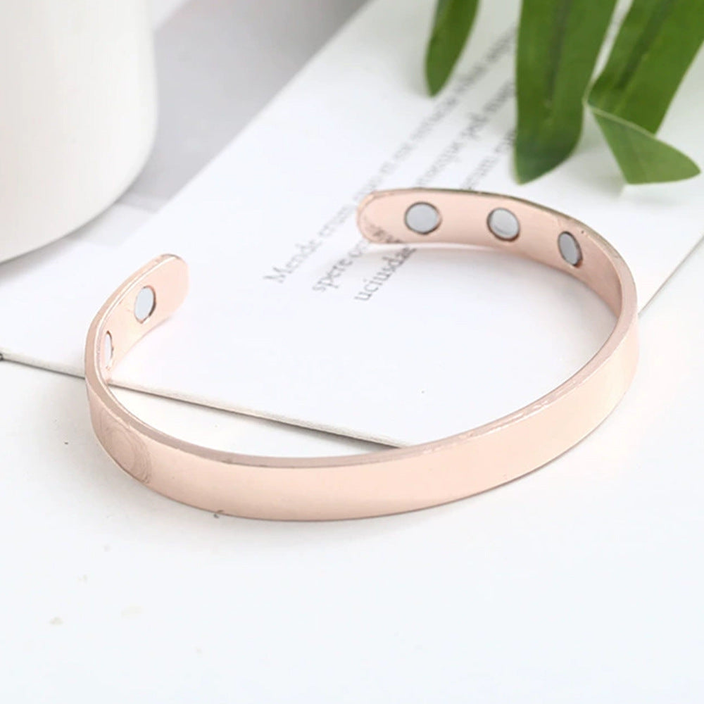 Atmospheric Lucky Tree Magnet Red Copper Health Care Bracelet