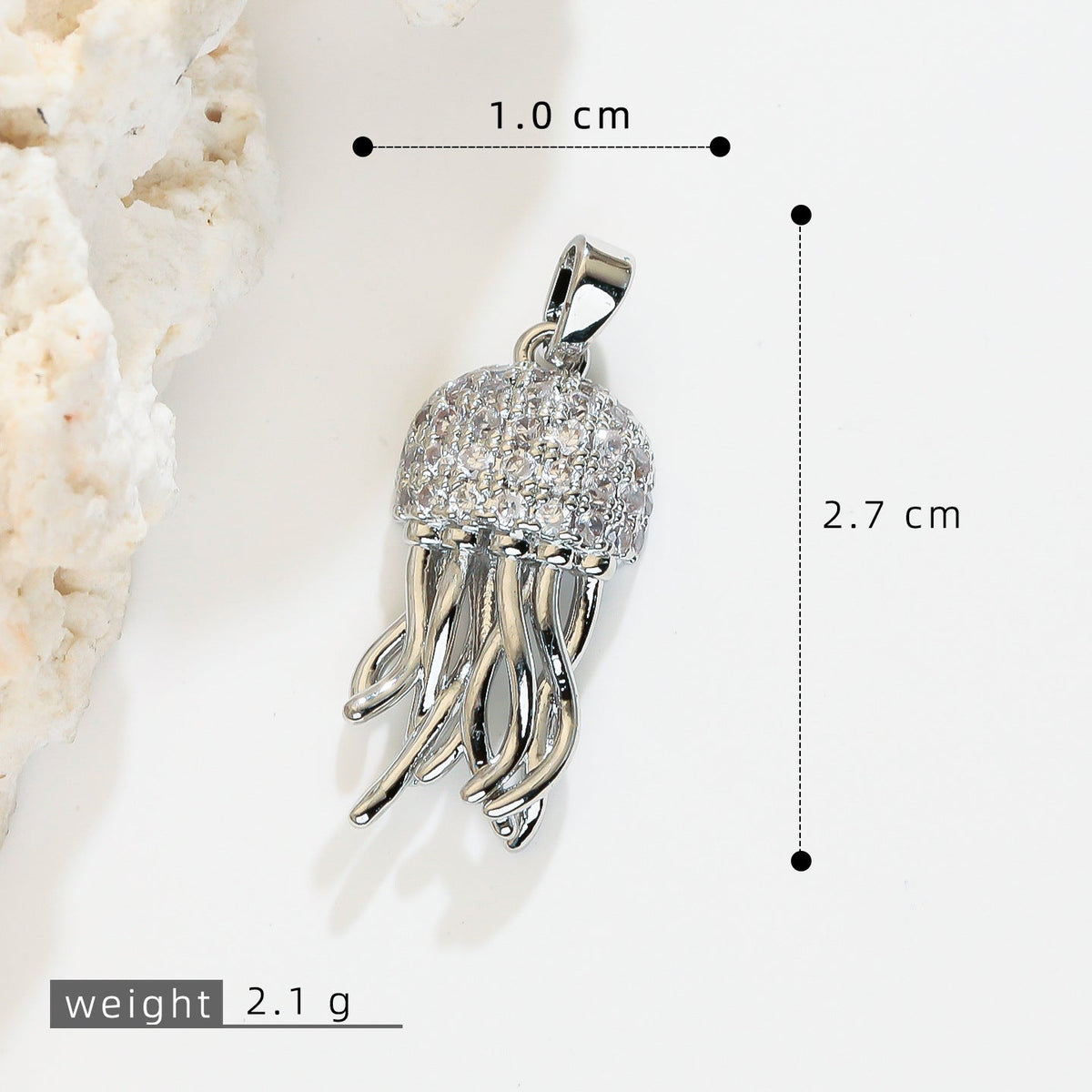 Ocean Series Dripping Jellyfish Niche Design Clavicle Necklaces