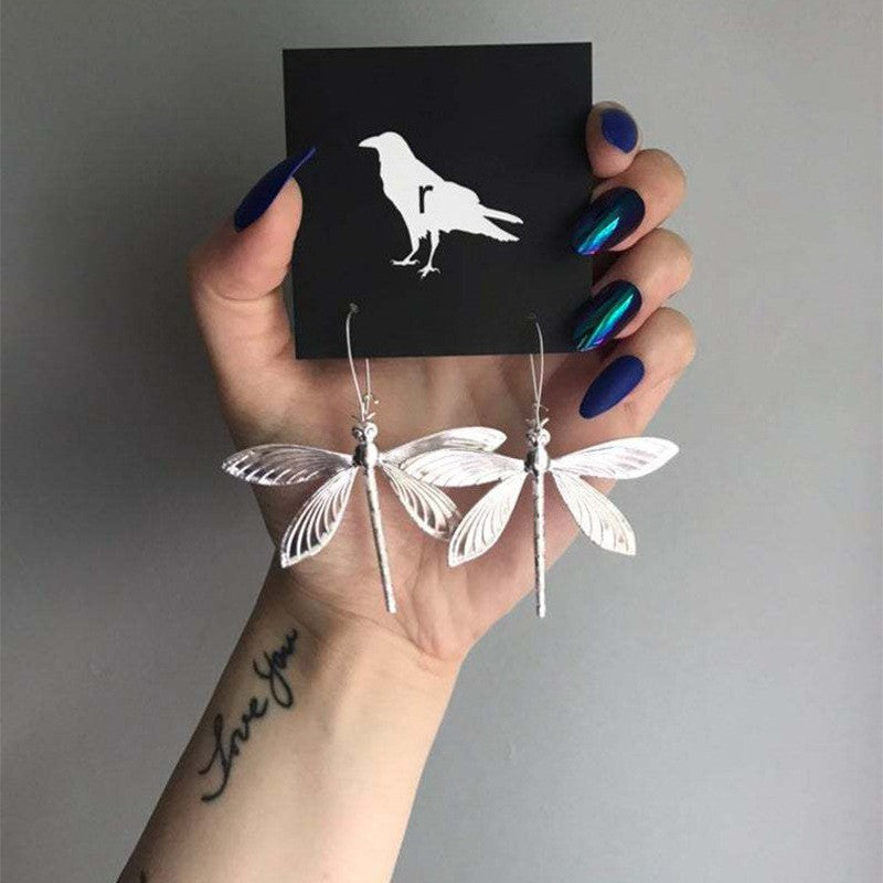 Women's Three-dimensional Dragonfly Mori Style Niche Gentle Temperament Rings