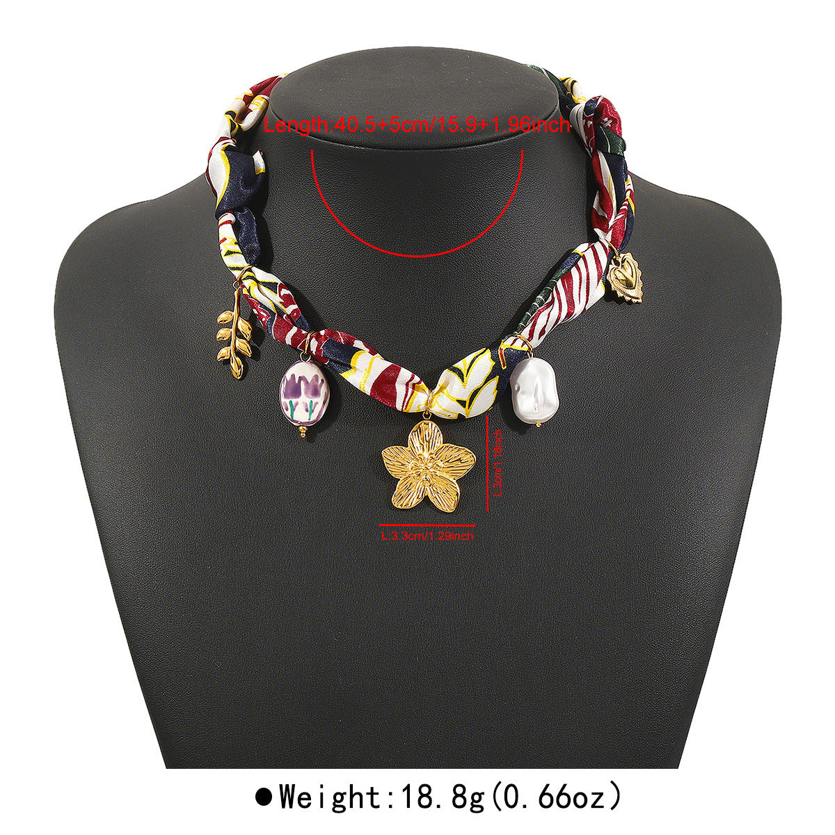 Flowers Shell Butterfly Ceramic Ribbon Niche Design Stainless Pendants