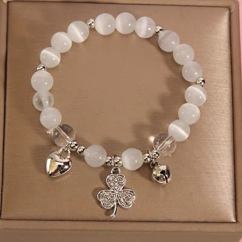Female White Gray Moonlight Elegant Stars Sweet Design Bracelet