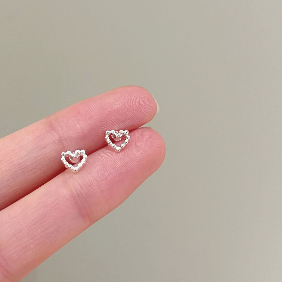 High-grade Bow Small Sier-plated Geometric Korean Earrings