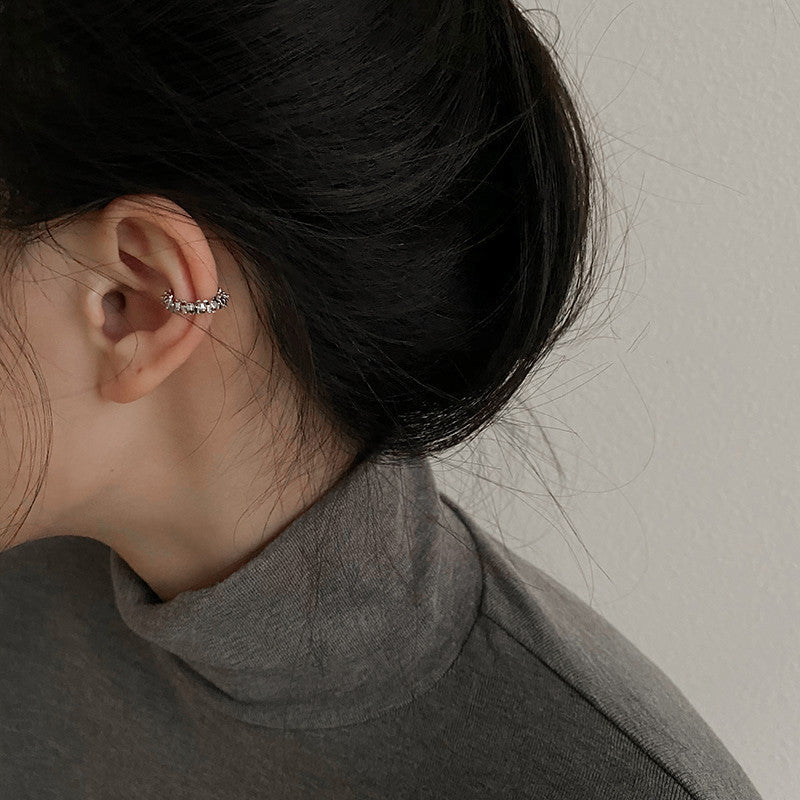 Refined Personalized Super Flash Pinion Temperament Wild Ear Clip