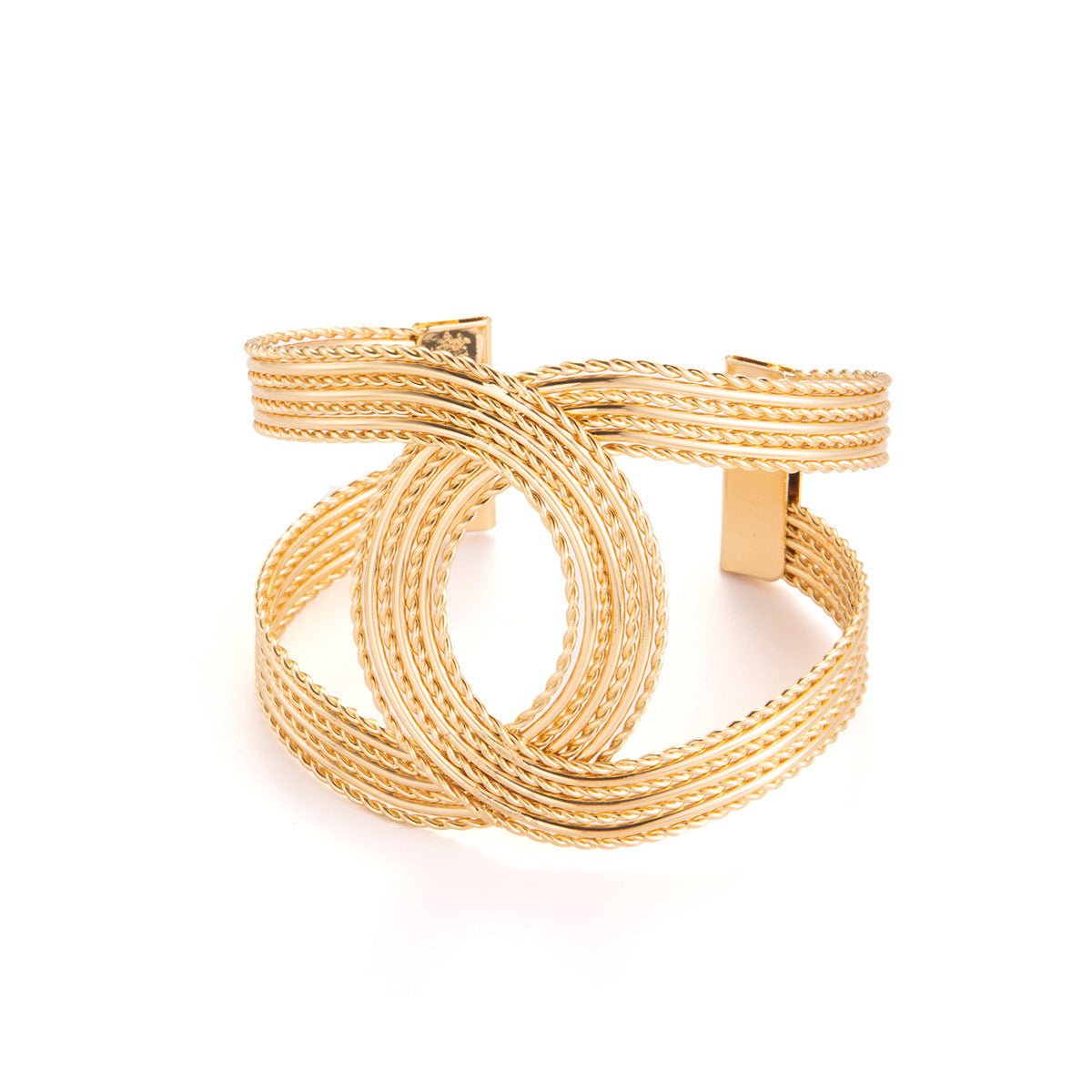 Special Interest Light Luxury Cross Exaggerated Fashion Retro Hollow Bracelet