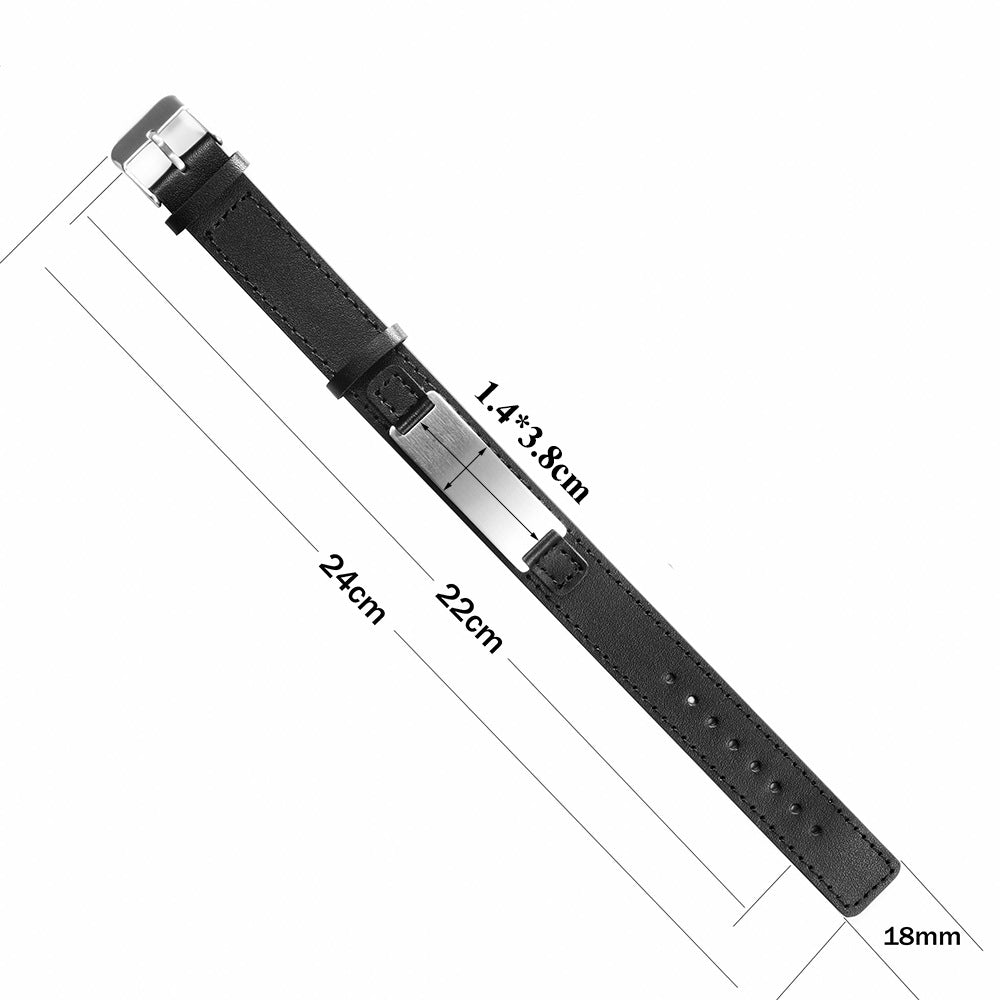 Men's Can Carve Writing Rectangular Steel Plate Bracelets