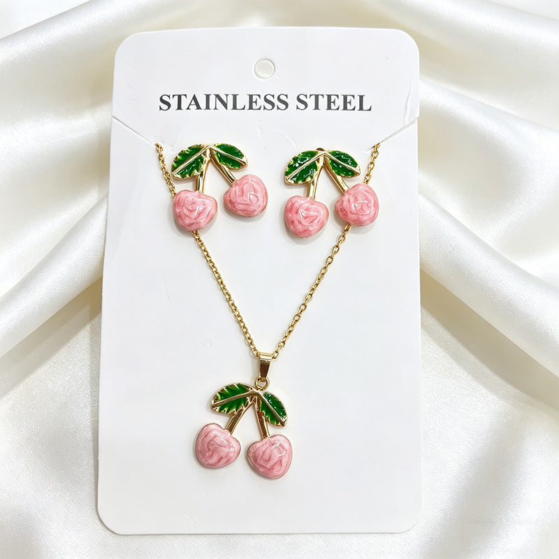 Stainless Steel Enamel Titanium Fashion Personality Necklaces