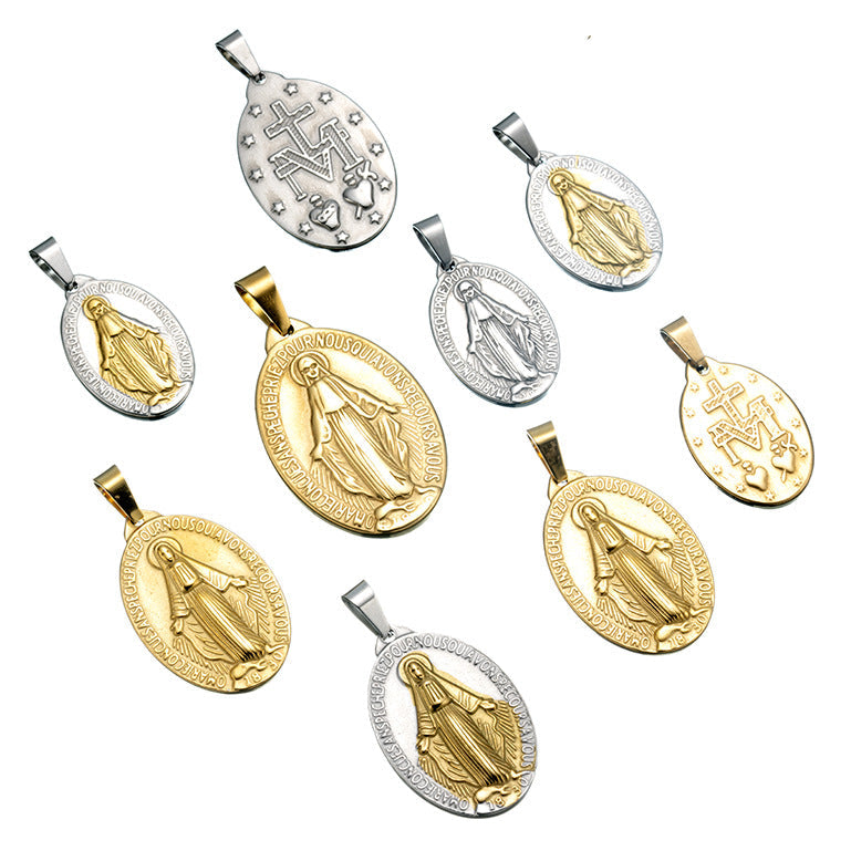 Glamorous Gold Stainless Steel Tag Titanium Necklaces