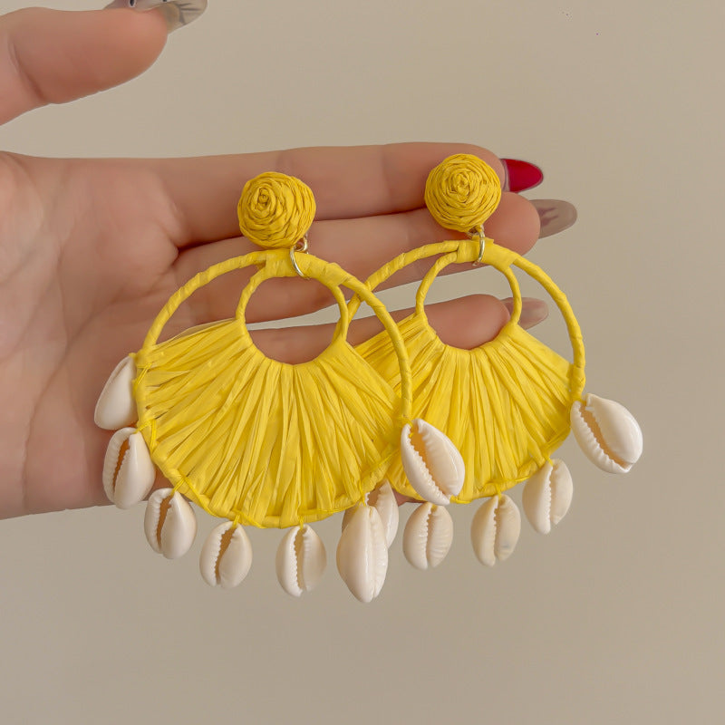 Beach Travel Vacation Style Bohemian Ear Ethnic Tassel Light Luxury Earrings