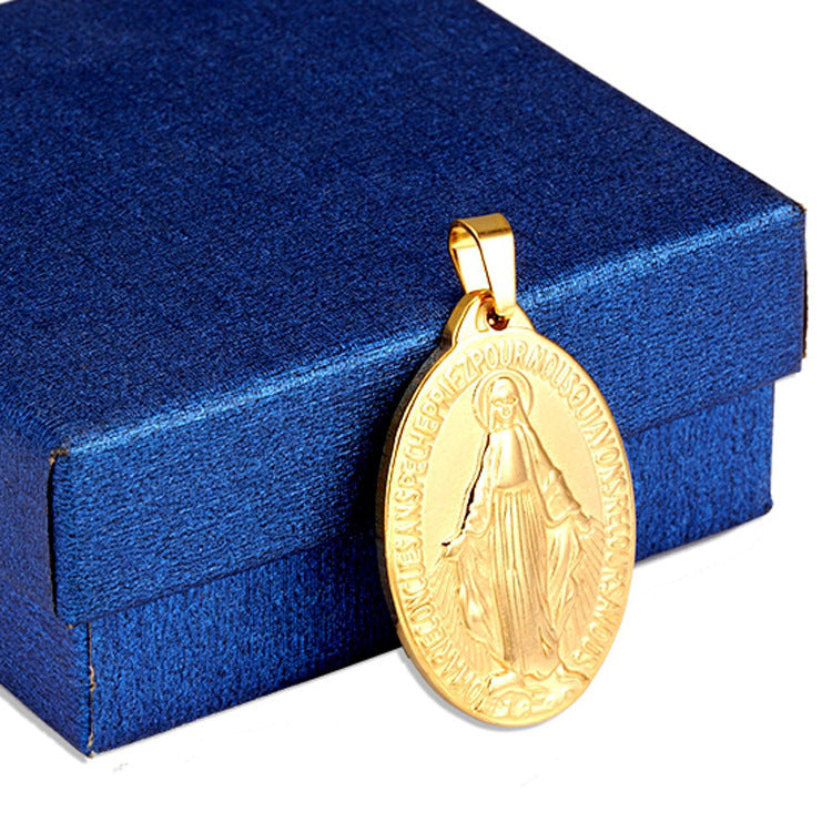 Glamorous Gold Stainless Steel Tag Titanium Necklaces