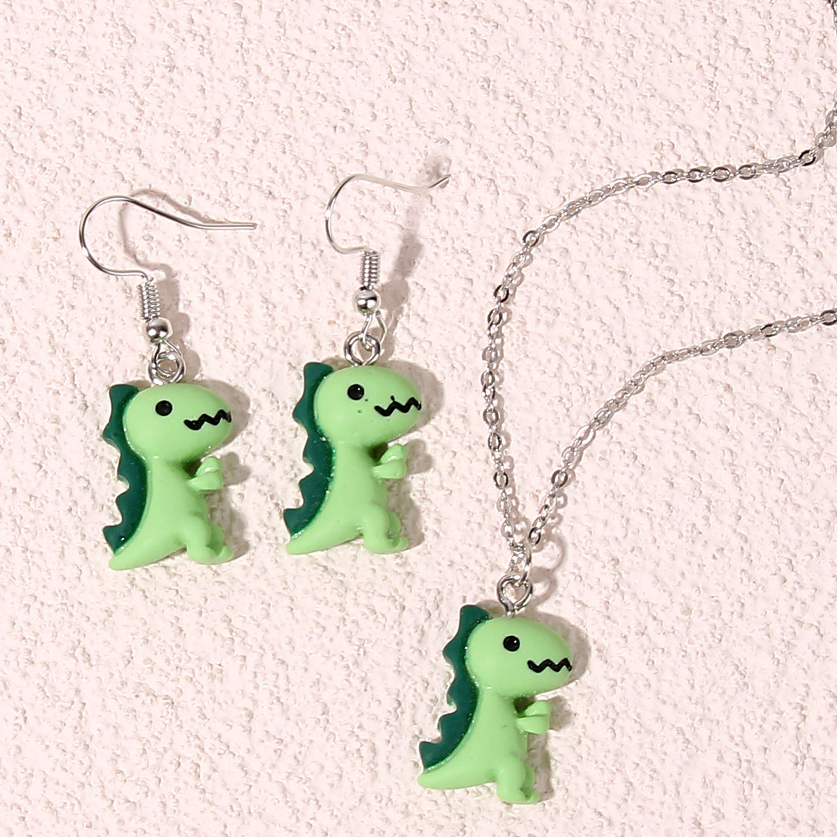 Women's Li Cute Fun Simple Little Dinosaur Personalized Necklaces