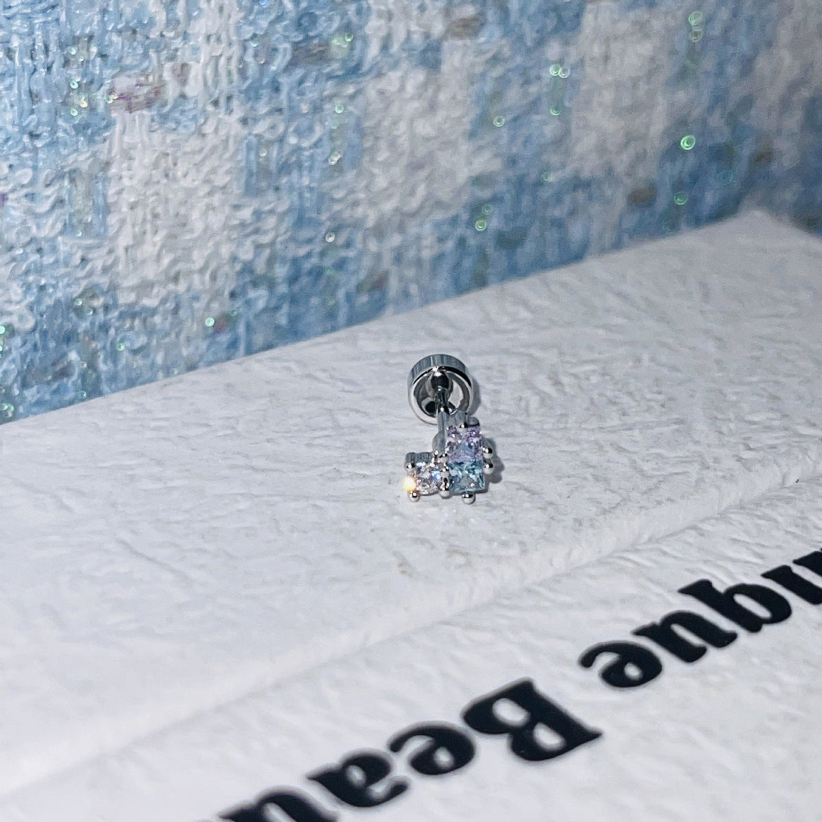 Zircon Four-leaf Clover Small Ear Personalized Fashionable Ladylike Exquisite Rings