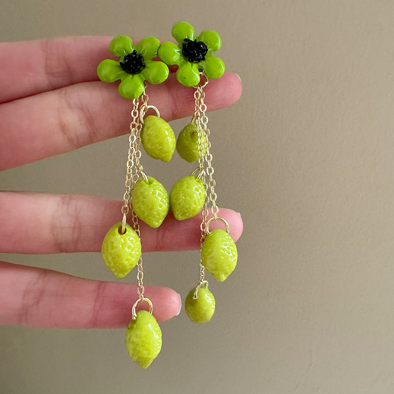 Super Fairy Winter Exquisite Beautiful Style Sweet Flexible Simple Temperamental Earrings