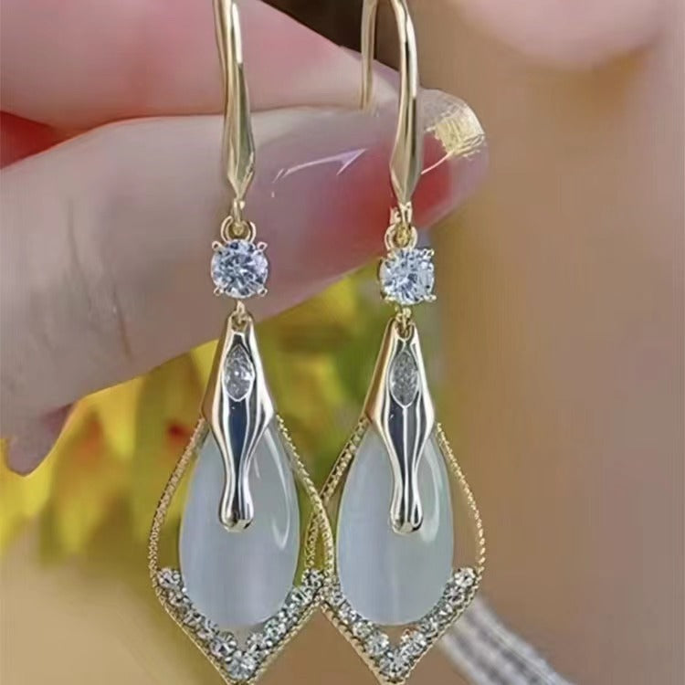 Sense Opal Light Luxury Minority Elegant Rings