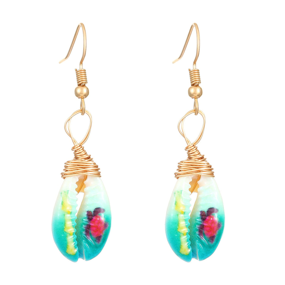 Starfish Spiral Pattern Ear Wind High Sense Ocean Jewelry Set