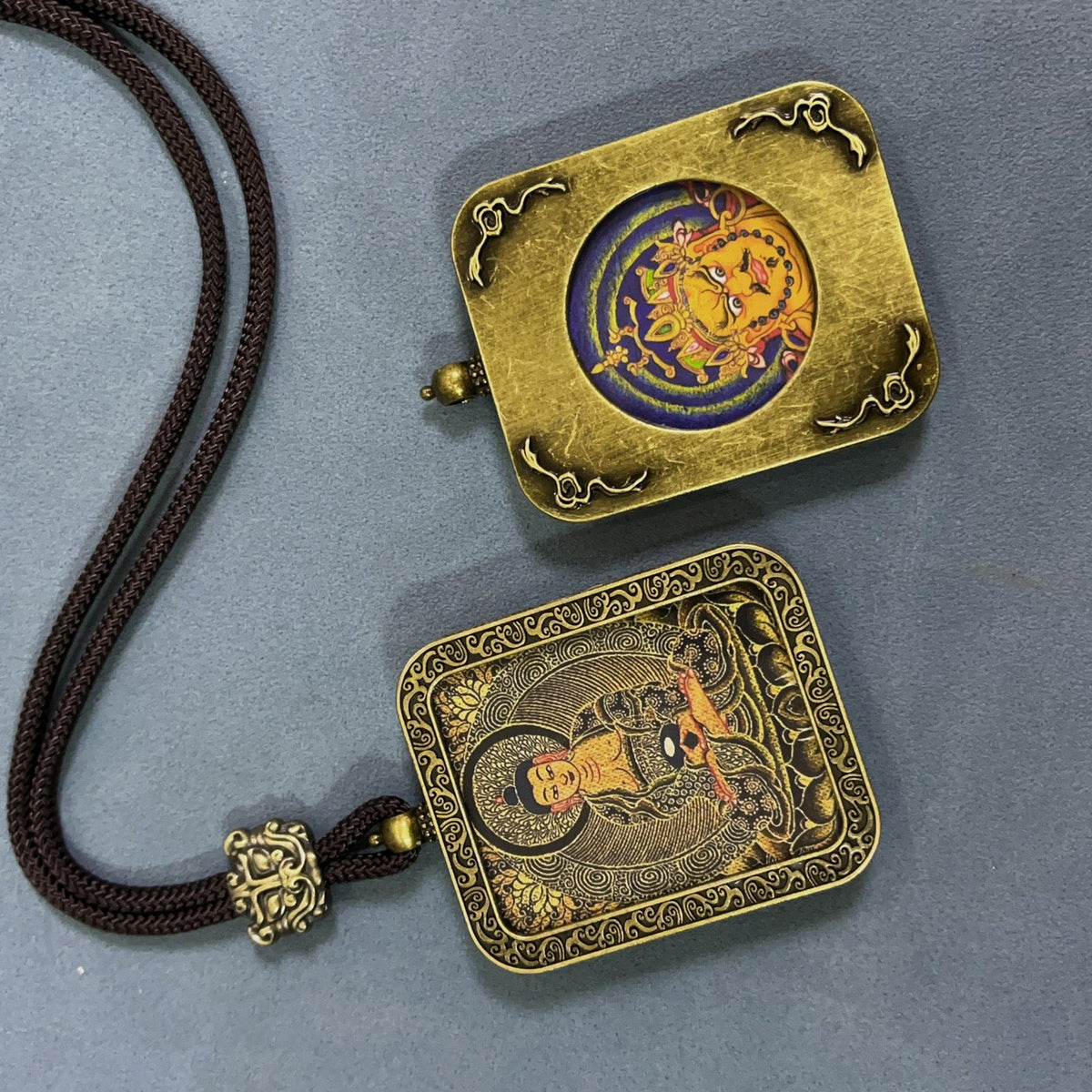 Double-sided Home Twee Zodiac Eight Patron Saints Scenic Pendants