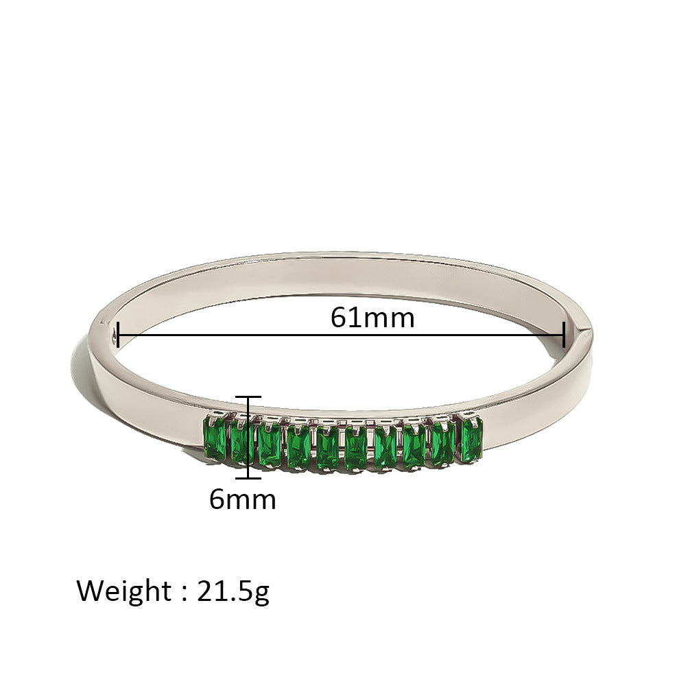 Women's Stainless Steel Electroplated Eight Awn Star Flower Geometric Bracelets