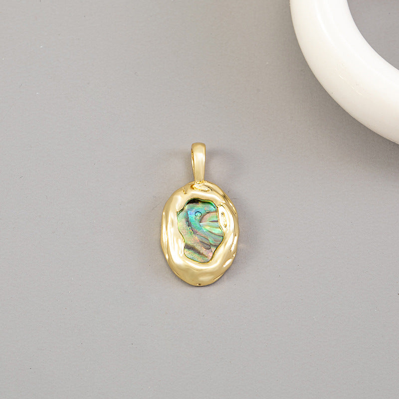 Color Retaining Fritillary Baroque Colorful Clover Pendant