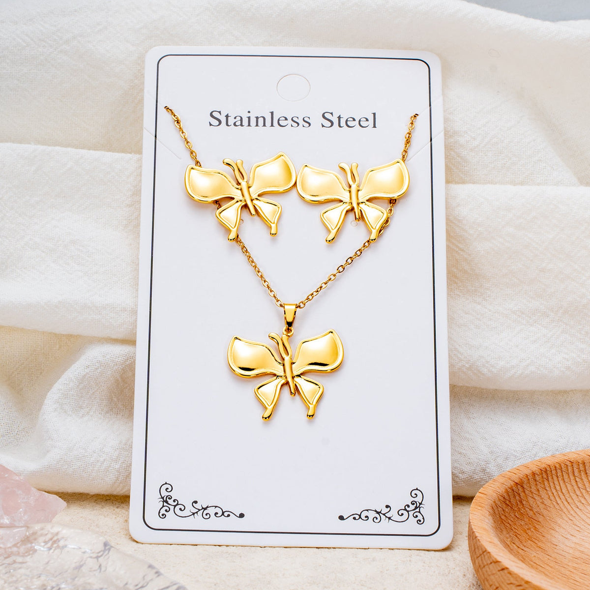 Best-selling Fashion Personality Stainless Steel Variety Of Jewelry Set