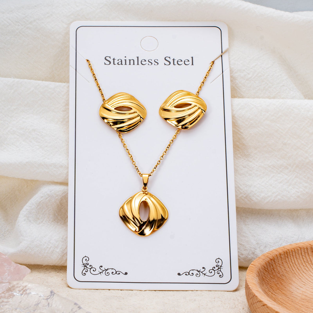 Best-selling Fashion Personality Stainless Steel Variety Of Jewelry Set