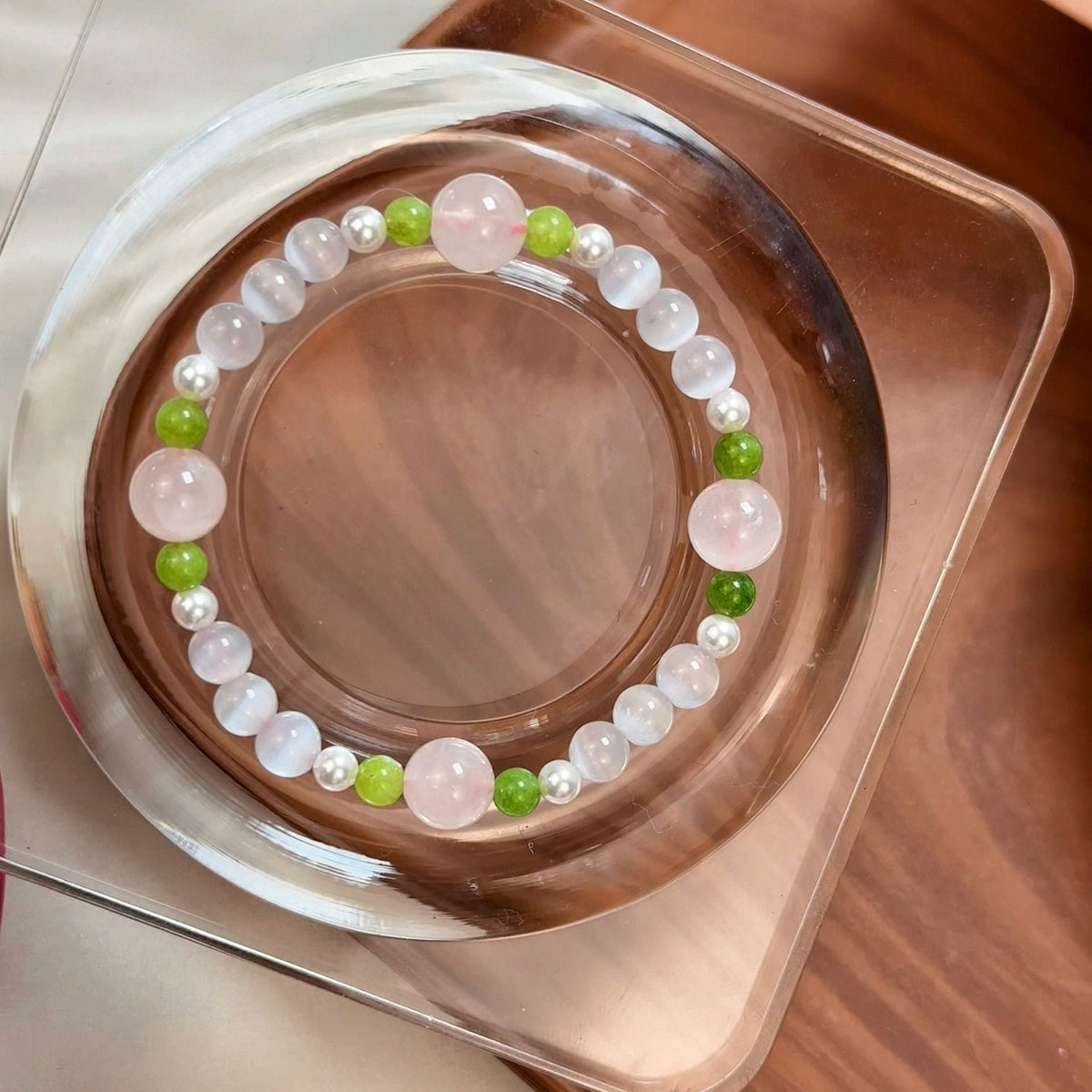 Crystal Olivine Fresh Sweet Opal Fashion Bracelet