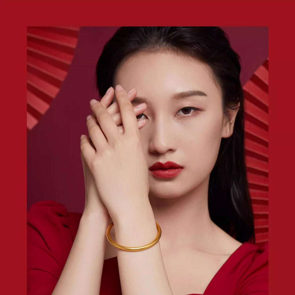Fashion Ancient Law Inheritance Vietnam Placer Gold Bracelet
